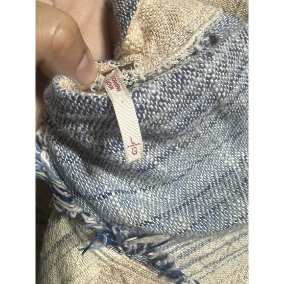 Free‎ People Moab Neutral Jumpsuit Deep V Back Ankle Length Sz. Large - Picture 7 of 12